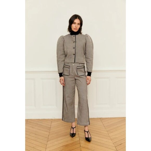 Maria de la Orden Niza Pants in Frayed Blue - Picture 2 of 4